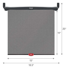 Munchkin® Brica® White Hot® Sun Safety™ Car Window Baby Roller Shade, Black, Unisex, 2 Pack