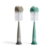 Munchkin Sponge Bottle Brush Gray/Sage 2 Pack Unisex