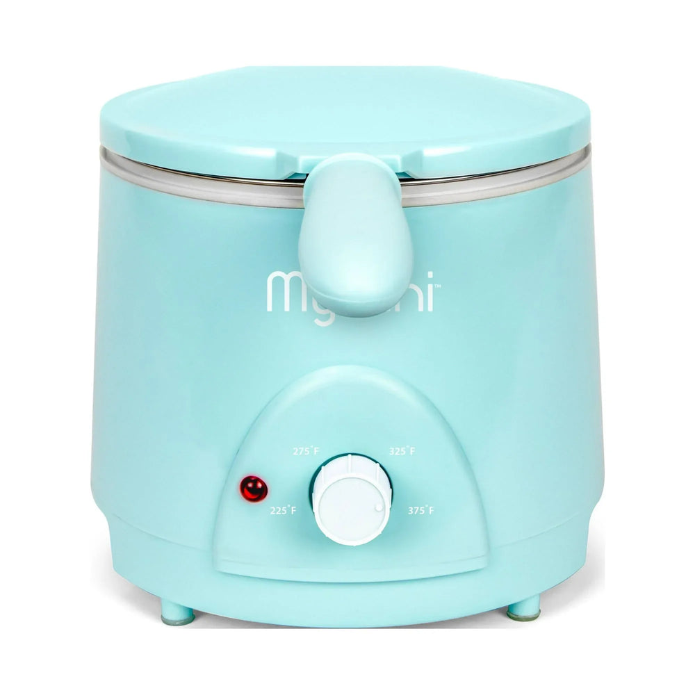 MyMini 1.5 qt Electric Deep Fryer, 700 watts, Aqua - USA MEGA SHOP