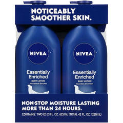 NIVEA Essentially Enriched Body Lotion, 21 fl. oz., 2 pk. - USA MEGA SHOP