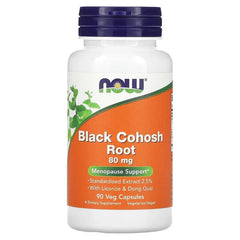 NOW Foods, Black Cohosh Root, 80 mg, 90 Veg Capsules