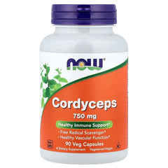NOW Foods, Cordyceps, 90 Veg Capsules (750 mg per Capsule) - USA MEGA SHOP