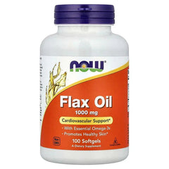 NOW Foods, Flax Oil, Softgels (1,000 mg per Softgel)