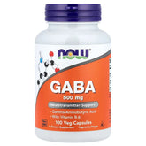 NOW Foods, GABA , 500 mg & 750 mg - USA MEGA SHOP