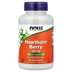 NOW Foods, Hawthorn Berry, 100 Veg Capsules (540 mg per Capsule)