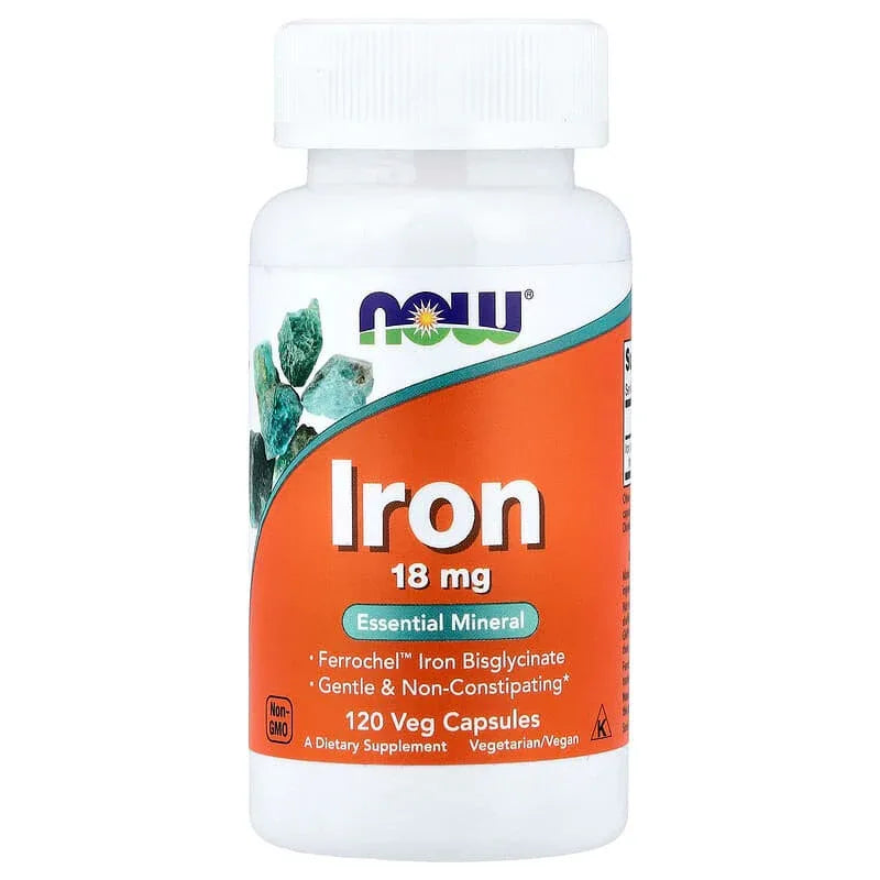NOW Foods, Iron, 18 mg & 36 mg - USA MEGA SHOP
