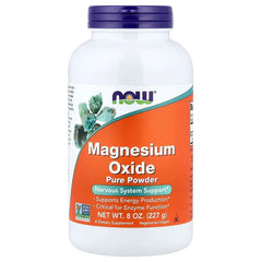 NOW Foods, Magnesium Oxide Pure Powder, 8 oz (227 g)
