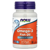 NOW Foods, Omega-3 Fish Oil, (1 g per Softgel) - USA MEGA SHOP