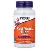 NOW Foods, Red Yeast Rice, Veg Capsules (600 mg per Capsule)