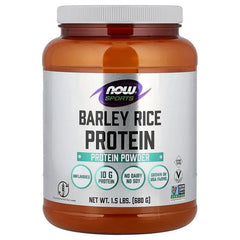 NOW Foods, Sports, Barley Rice Protein Powder, Unflavored, 1.5 lbs (680 g)