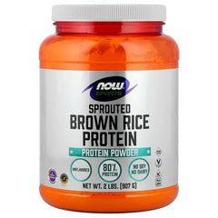 NOW Foods, Sports, Sprouted Brown Rice Protein Powder, Unflavored, 2 lbs (907 g)