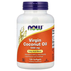 NOW Foods, Virgin Coconut Oil, 1,000 mg, 120 Softgels