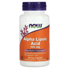 NOW Foods, Alpha Lipoic Acid, Veg Capsules