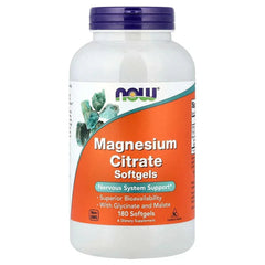 NOW Foods, Magnesium Citrate, Softgels (133 mg per Softgel)