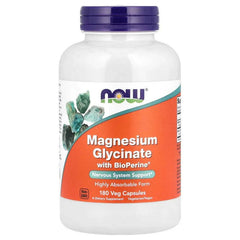 NOW Foods, Magnesium Glycinate With BioPerine® - USA MEGA SHOP