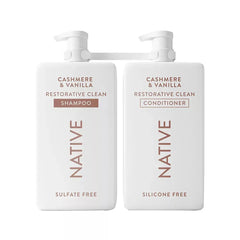 Native Cashmere & Vanilla Shampoo and Conditioner Set, 68 fl. oz.