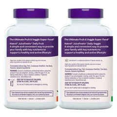 Natrol JuiceFestiv Daily Fruit & Veggie, 240 Capsules
