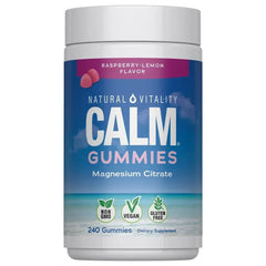 Natural Vitality Calm Magnesium Citrate, 240 Gummies
