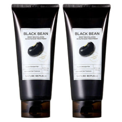 Nature Republic Black Bean Root Revitalizing Scalp & Hair Treatment, 6.76 fl oz, 2-pack