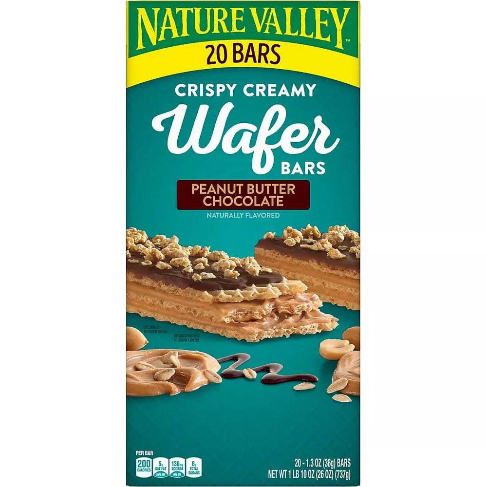 Nature Valley Peanut Butter Crispy Creamy Wafer Bars, 20 ct. - USA MEGA SHOP