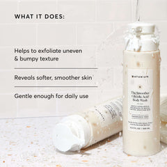 Naturium The Smoother Glycolic Acid Exfoliating Body Wash, Soft Smoothing Cleanser, 16.9 fl oz