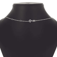 Brilliance Fine Jewelry Heart 1/3 Carat Lab Grown Diamond Dancing Pendant Necklace in Sterling Silver