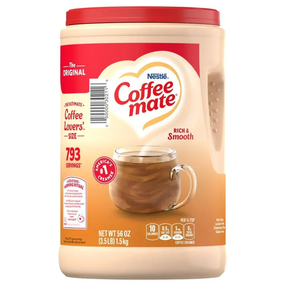 Nestlé Coffee-mate Powdered Creamer, Original, 56 oz - USA MEGA SHOP