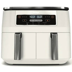 Ninja Foodi 4-in-1 8 Qt Air Fryer, 2 Basket, XL Capacity, with DualZone Technology, Air Fry, Roast & More, DZ100WMWH Dove