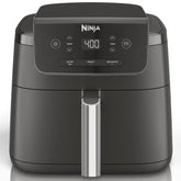 Ninja Pro 3-in-1 Air Fryer, XL 5-Qt Basket, 3 Functions, Air Crisp Technology, Non-Stick, Crisper Plate, AF140 Black - USA MEGA SHOP