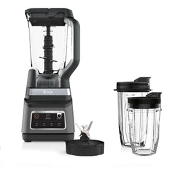 Ninja Professional Plus Blender DUO with Auto-iQ BN753TGT: 1200W Smoothie Blender, 72oz Pitcher, Ice Crushing, Silver