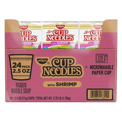 Nissin Cup Noodles, Shrimp, 2.5 oz, 24-count - USA MEGA SHOP
