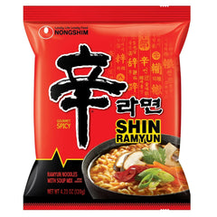 Nongshim, Shin Ramyun Noodle Soup, 4.2 oz, 18-Count
