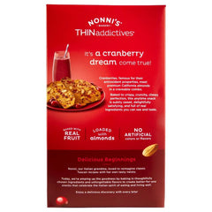 Nonni's THINaddictives Cranberry Almond Crisps 15 pk.