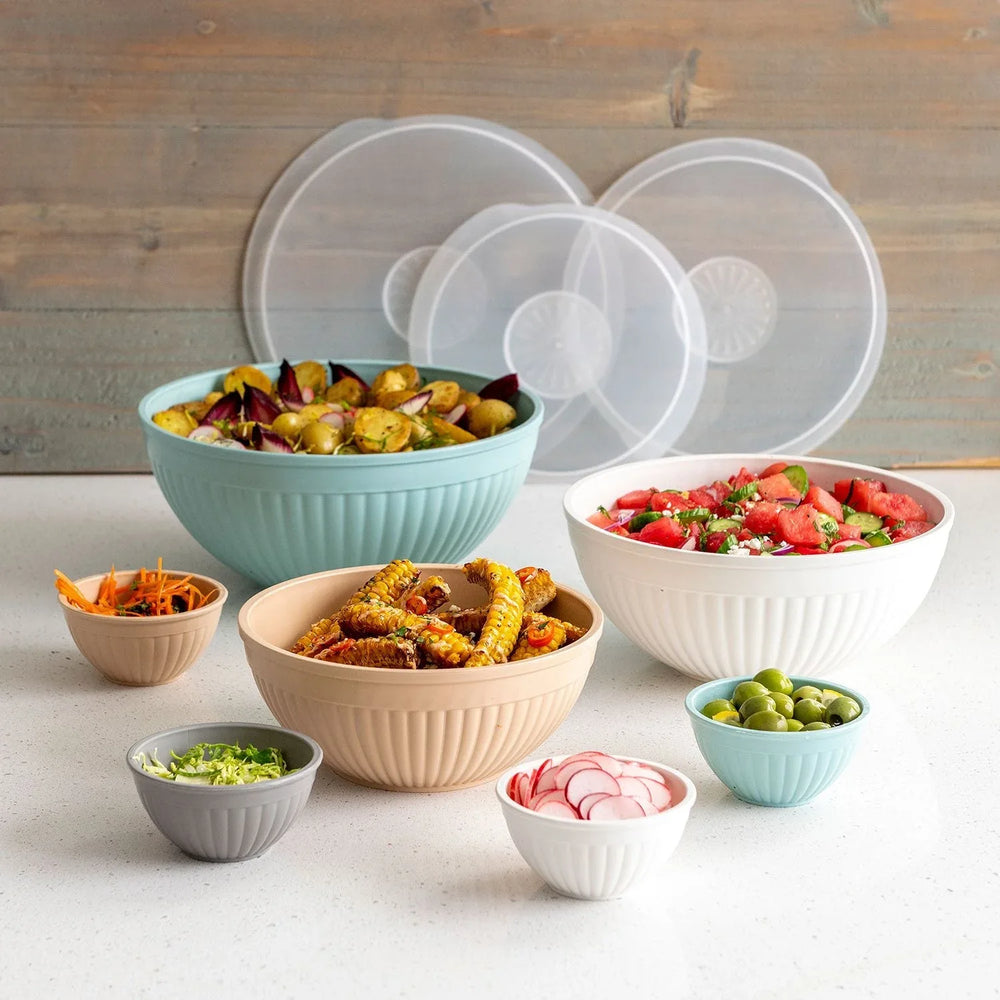 Nordic Ware 10-Piece Microwavable Bowl Set with Covers - USA MEGA SHOP