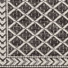 Nourison Garden Spring Indoor/Outdoor Rug Collection, Meadow Black - USA MEGA SHOP