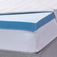 Novaform Advanced Cooling Gel Memory Foam Mattress Topper