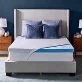 Novaform Advanced Cooling Gel Memory Foam Mattress Topper - USA MEGA SHOP