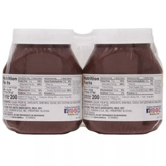 Nutella Hazelnut Spread with Cocoa, Creamy Hazelnut Spread, Breakfast Favorite, Jars, 2 pk./26.5 oz. - USA MEGA SHOP