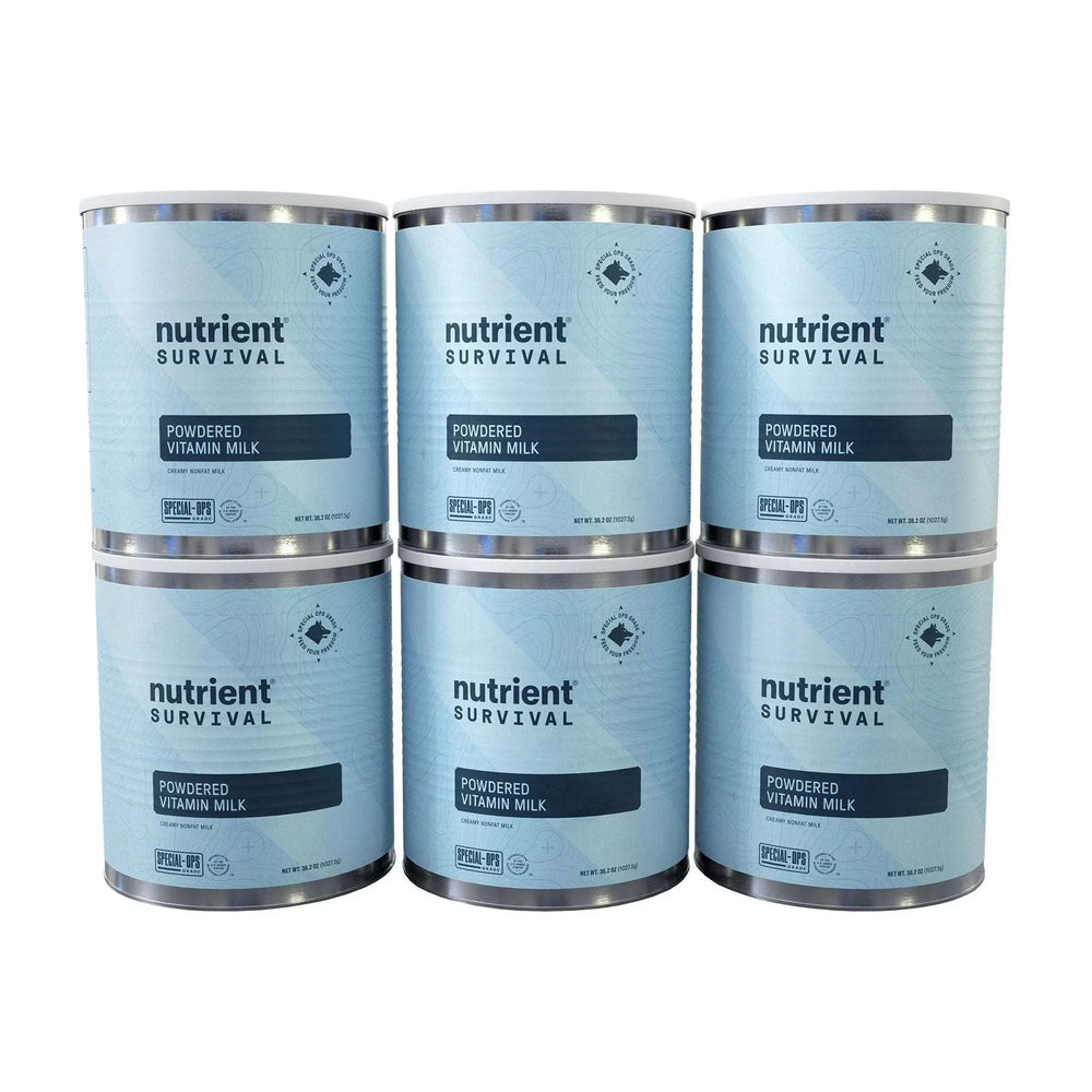Nutrient Survival Powdered Milk 6-pack,(360 Total Servings) - USA MEGA SHOP