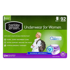 Berkley Jensen Adult Incontinence Underwear for Women, Select a Size - USA MEGA SHOP