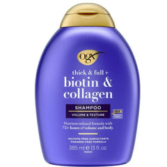 OGX Thick & Full + Biotin & Collagen Volumizing Hair Shampoo and Conditioner Duo, 13 fl oz