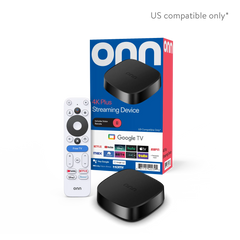 onn 4K Plus Streaming Device, Google TV - Ultra-fast Streaming, Stunning 4K UHD, 16GB Storage, 2GB RAM, Dolby Vision & Atmos, Remote with Voice Control - USA MEGA SHOP
