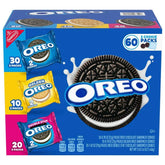 OREO Sandwich Cookies, Variety Pack, 60-count - USA MEGA SHOP