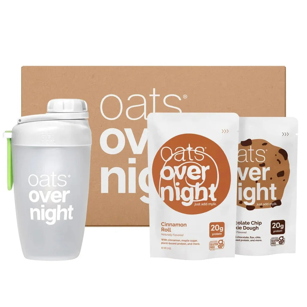Oats Overnight, 20g Protein Shake, Cookie Dough & Cinnamon Roll 14-pack - USA MEGA SHOP