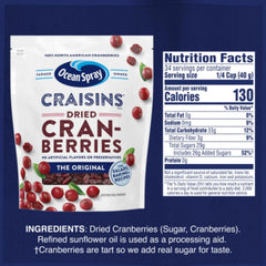 Ocean Spray Craisins, Original Dried Cranberries, 48 oz. - USA MEGA SHOP