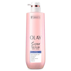 Olay Super Serum Body Wash for Bumps & Uneven Textured Skin, 20oz, Serum Complex for Luminous Skin