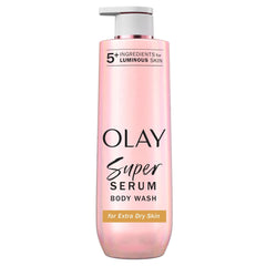 Olay Super Serum Body Wash for Extra Dry Skin, 20 fl oz, Serum Complex for Luminous Skin