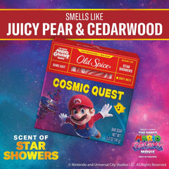 Old Spice Men's Cold Processed Bar Soap, Cosmic Quest, Old Spice x The Super Mario Galaxy Movie, 5 oz