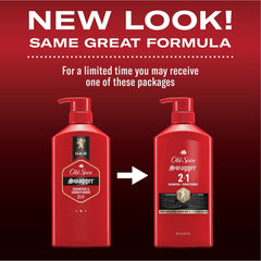 (3 PACK )Old Spice Swagger 2 in 1 Men's Shampoo and Conditioner, 21.9 fl oz