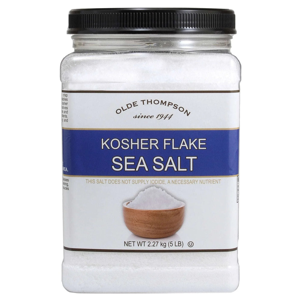 Olde Thompson, Kosher Flake Sea Salt, 5 lbs - USA MEGA SHOP